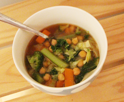 Feel better vegetarian soup