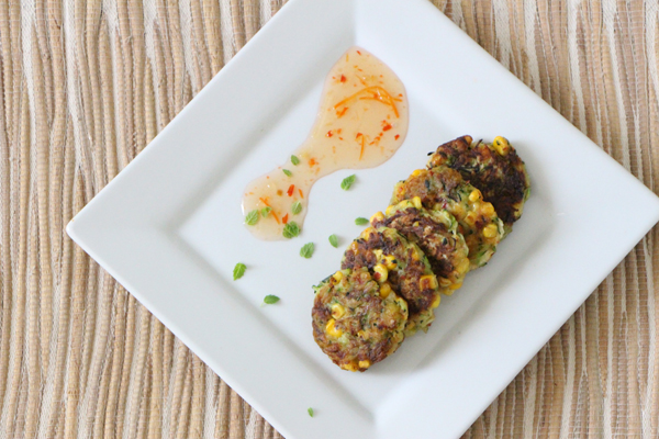 Zucchini and Corn Fritters | Vegan | Modern Day Missus