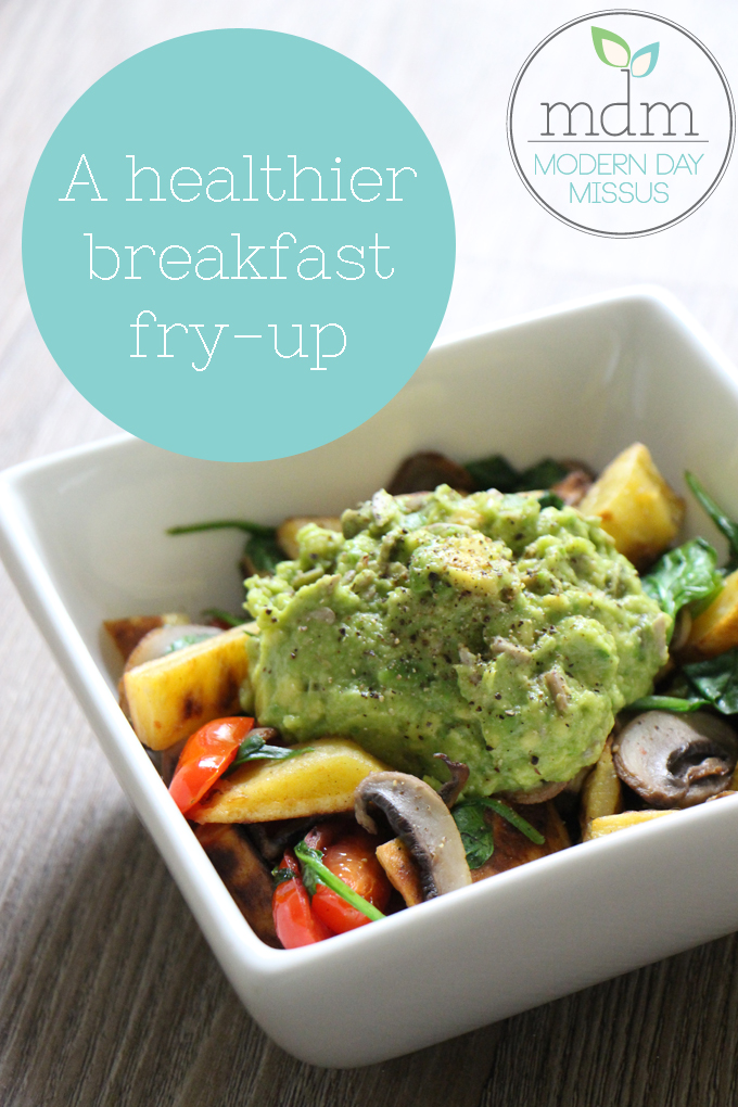 A healthier breakfast fry-up | vegan |modern day missus