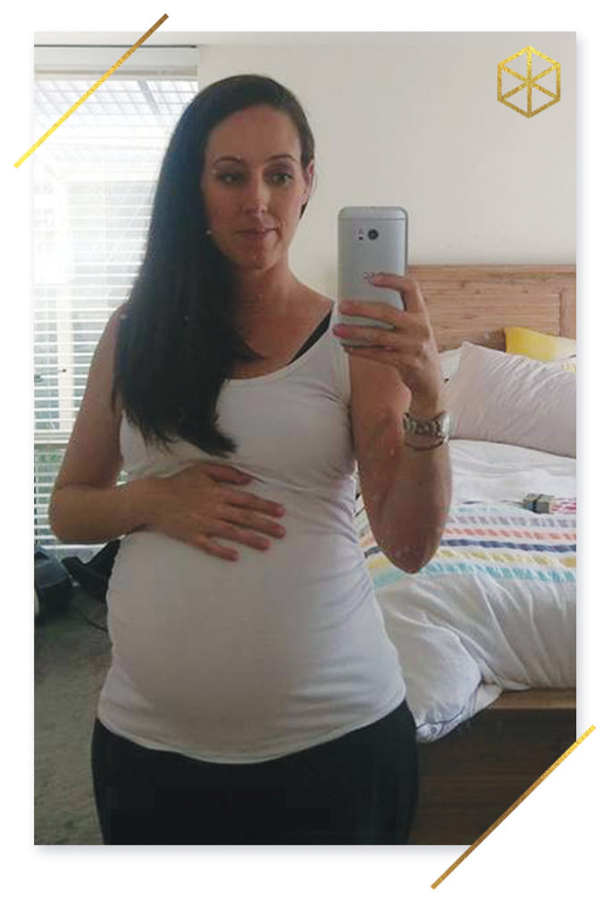Robyn Birkin 32 weeks pregnant