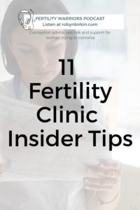 fertility clinic tips